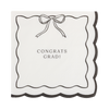 Bow Congrats Cocktail Napkin Set, 24pk