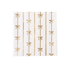 Gold Signature Bow Dinner Napkins, 20pk
