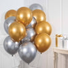 Gold and Silver Balloons, 12pk