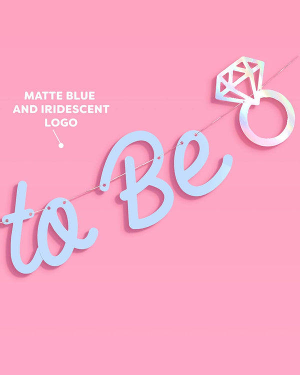 Blue Bride to Be Banner