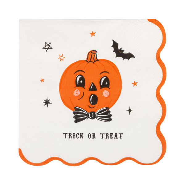 Vintage Halloween Characters Cocktail Napkins, 24pk