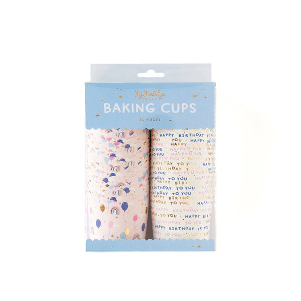 Birthday Balloons Food Cups, 50ct