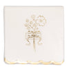 Foil Gold and Cream Cocktail Napkin