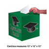 Graduation Card Boxes Green, 1pk