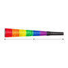 Rainbow Glitter 9" Horns, 4 per pack