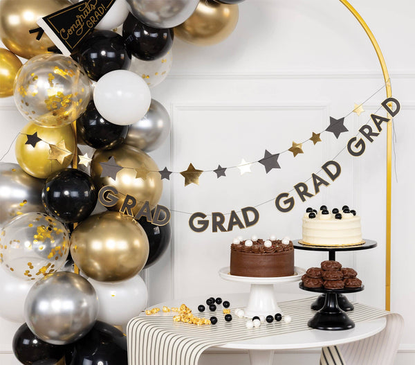 Grad & Stars Banner Set