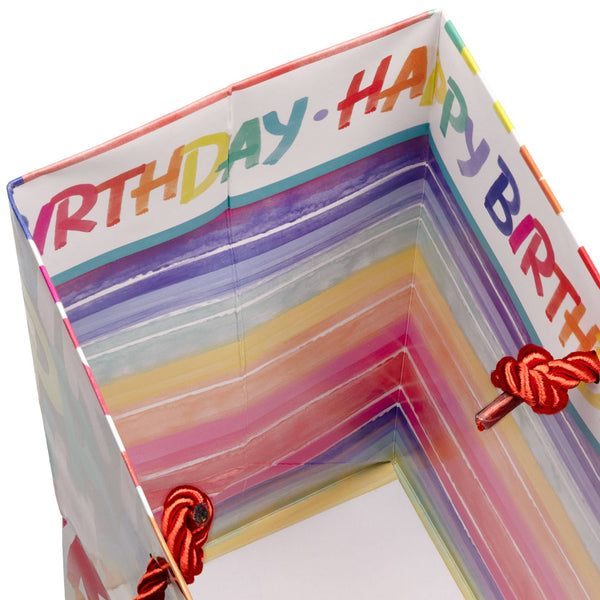 Rainbow Birthday Medium Gift Bag
