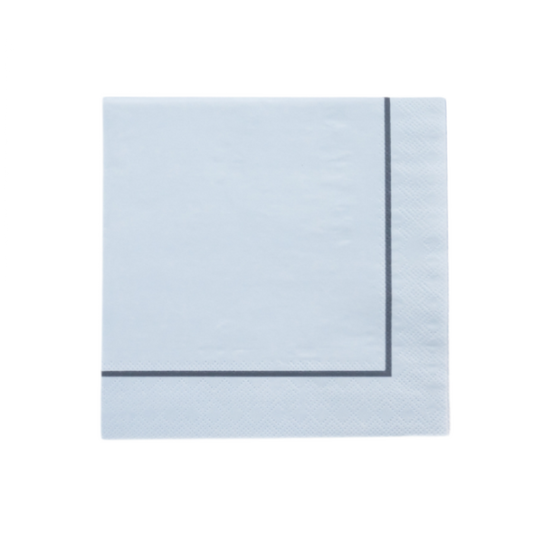 Sky Blue Prem. Dinner Napkins, 20pk
