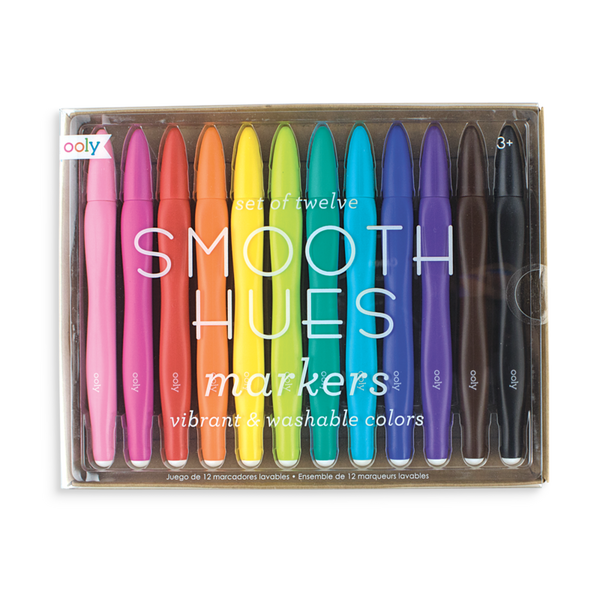 Sapori Smooth Hues Markers - Set of 12