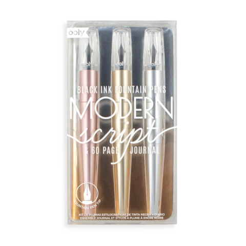 Sapori Modern Script Fountain Pen and Journal