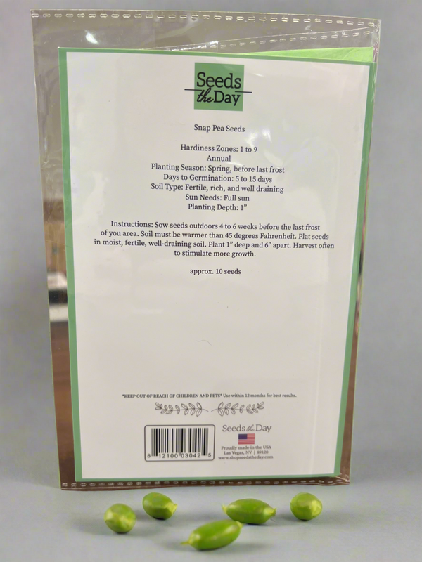 Greeting Card To the Hap-pea Couple - Snap Pea Seeds