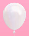 Light Blue, Clear, Silver & Pearl Balloons, 25pk