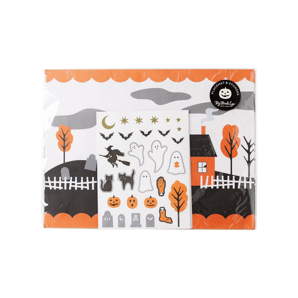 Halloween Placemat with stickers 12pk