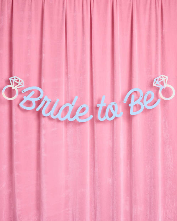 Blue Bride to Be Banner