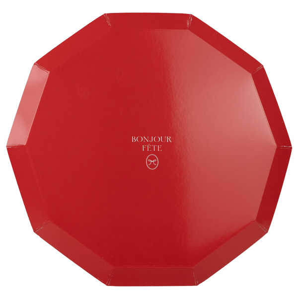 Cherry Red Premium Dinner Plates, 8pk