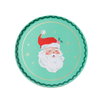 Red & Green Jolly Santa Dessert Plates, 8pk