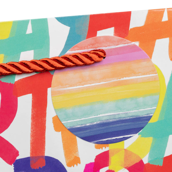 Rainbow Birthday Medium Gift Bag