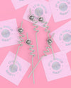 Reusable Disco Party Swirly Straws, 16pk