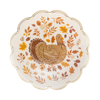 Turkey Foliage Dinner Plates, 8pk