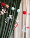 Nutcracker & Pom Pom Banner Set