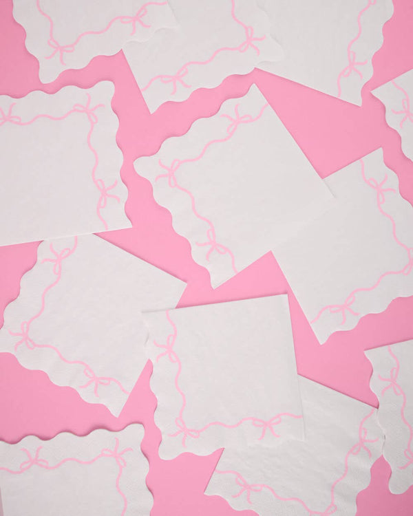 Bow Dessert Napkins, 25pk