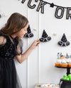 Puffy Felt Witch Hats Banner