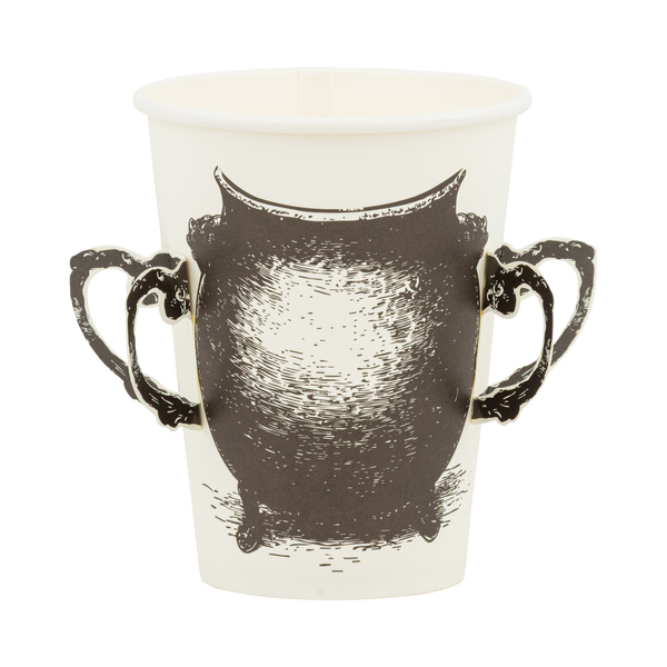 Cauldron Paper Cup with Handles, 8pk