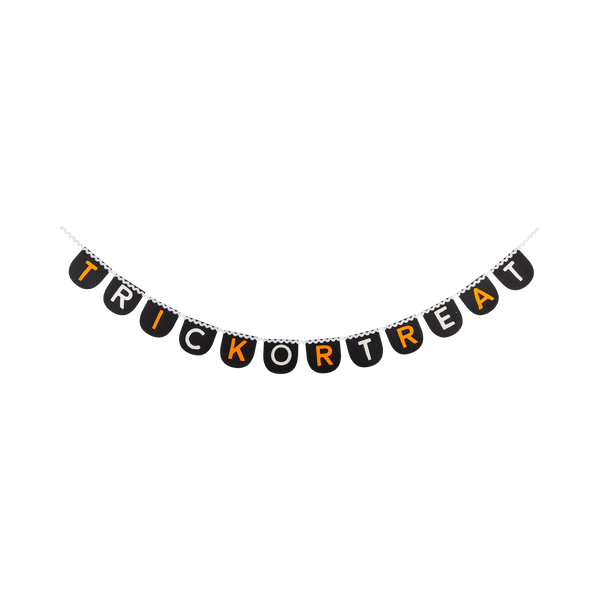 Trick or Treat Felt Banner