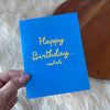 "Happy Birthday Asshole" Birthday Greeting Card