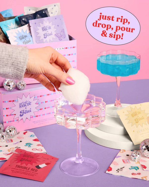 Cocktail Glitter Bomb - 11 cotton candy