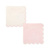 Pink Dainty Bows Cocktail Napkin, 24pk