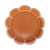 Scalloped Rust Dinner Plates, 8pk