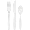 Clear Assorted Plastic Cutlery, 24pk