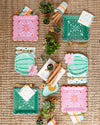 Fiesta Fringed Cocktail Napkin, 24pk