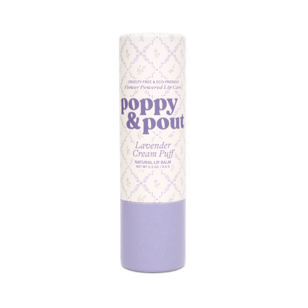 Poppy & Pout Cottage Collection, Lavender Cream Puff Lip Balm