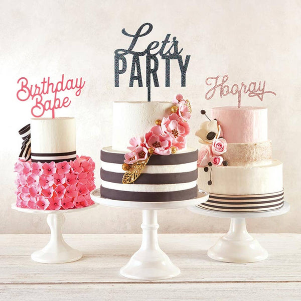 Acrylic Cake Topper - Hooray