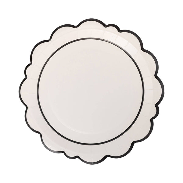 Black Edge 11" Plate- 8pk