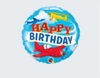 18” Birthday Airplane Mylar Balloon