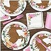 Western Floral Dessert Napkins, 16pk