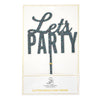 Acrylic Cake Topper - Let's Party