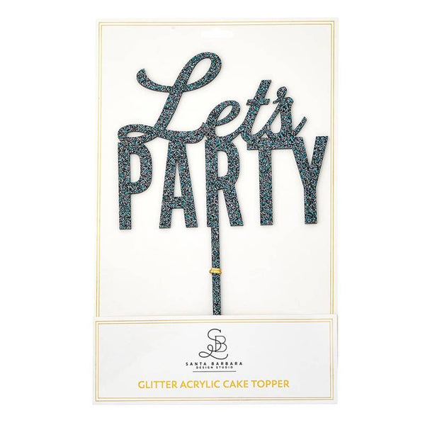 Acrylic Cake Topper - Let's Party