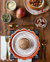 Falloween Pumpkin Round Dessert 8" Paper Plate, 8pk