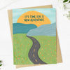 "It's time for a new adventure" Graduation Greeting Card