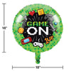 Video Games Party Mylar Balloons, 1pk