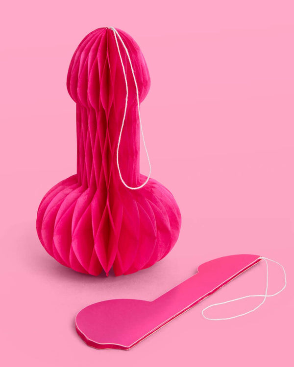 Bachelorette Paper Accordion Penis Decor
