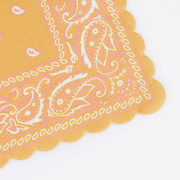 Western Bandana Small Napkins