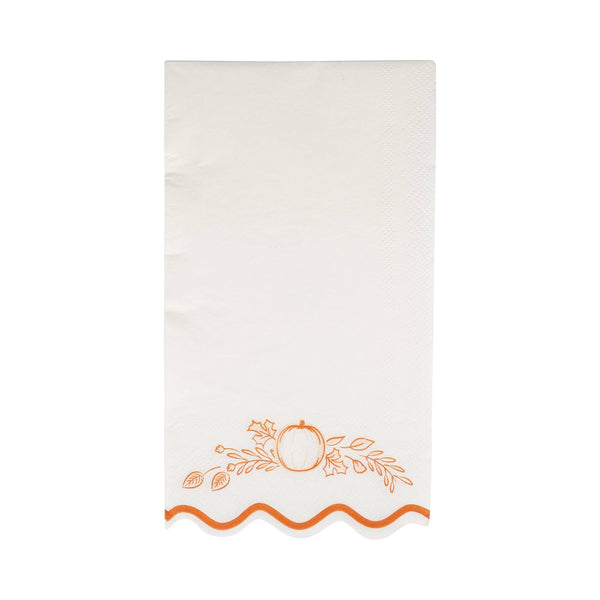 Falloween Pumpkin Guest Napkin, 24pk