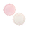 Round Pink Bows Dinner/Dessert Plate, 8pk