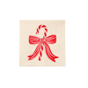 Peppermint Bow Christmas Dessert Napkins, 20pk