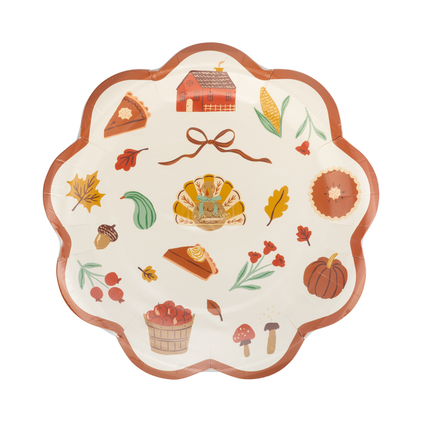 Harvest Icons Dinner Plates, 8pk